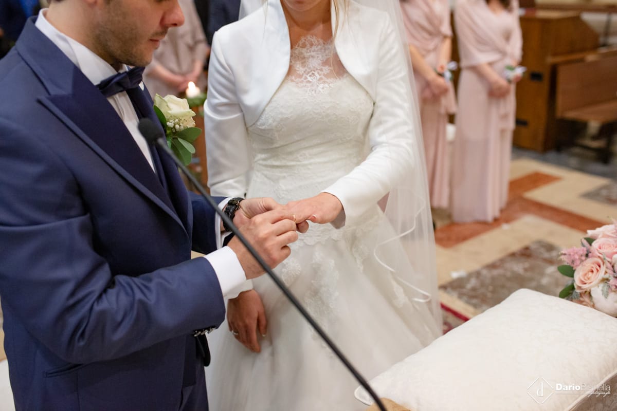 scambio dell anello matrimonio sposa elena spose nove marostica bassano sposa sara