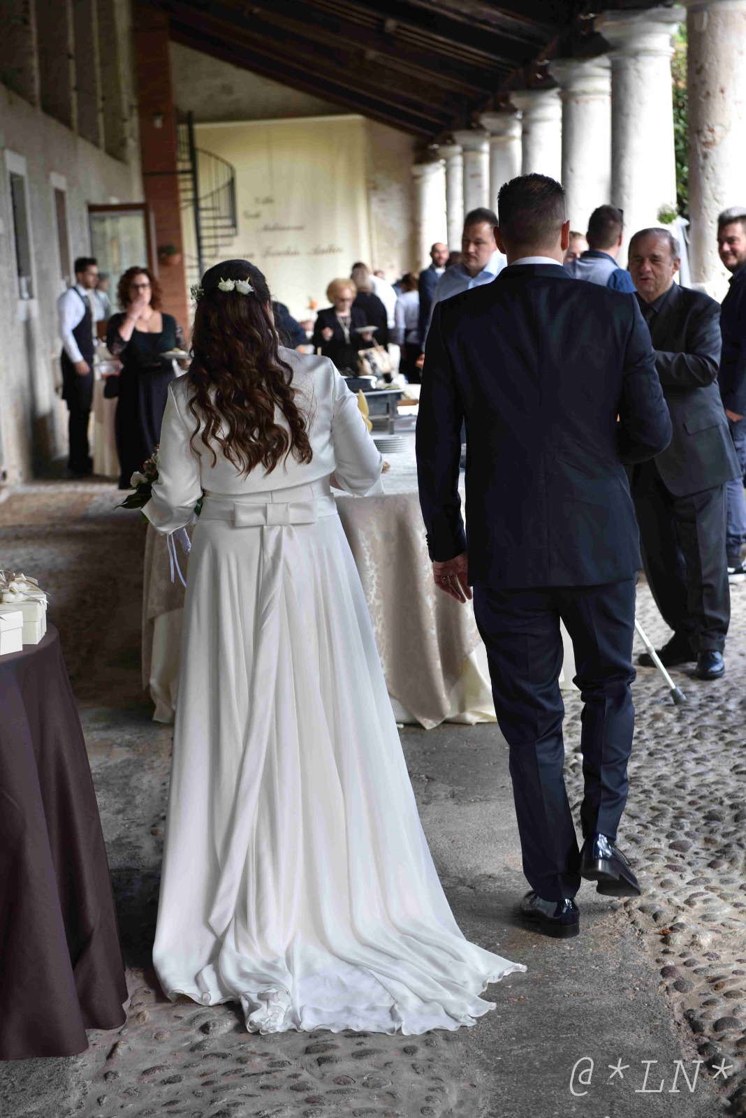 vestito di sposa su misura per xenia realizzato da elena spose atelier nove