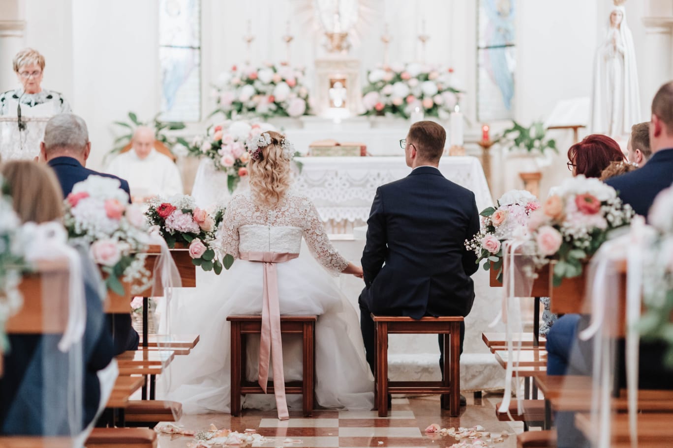 matrimonio in chiesa abito da sposa elena spose